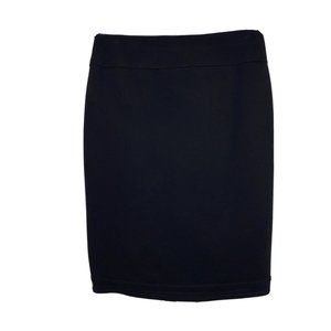 Kay Unger NY Women’s Size 8 Skirt Pencil Straigh Ponte Stretch Lined Solid Black